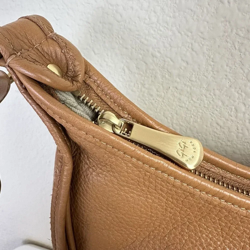 GiGi New York Jackson Leather Saddle Bag Boho Casual‎ Minimalist Cottagecore